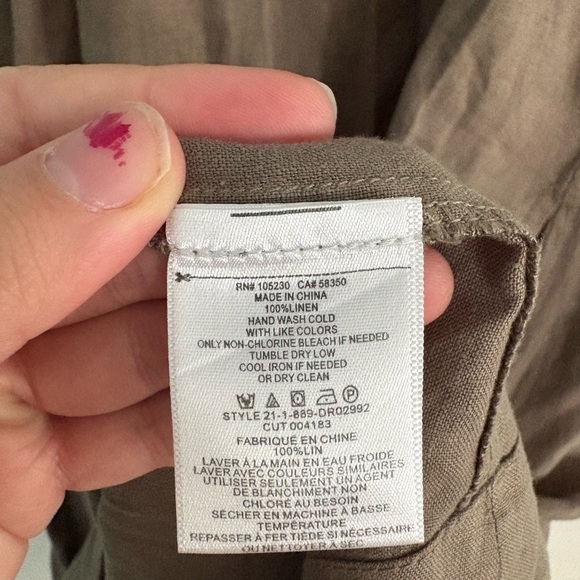 Joie Juliette Pleated Linen Maxi Dress Small - Picture 5 of 6